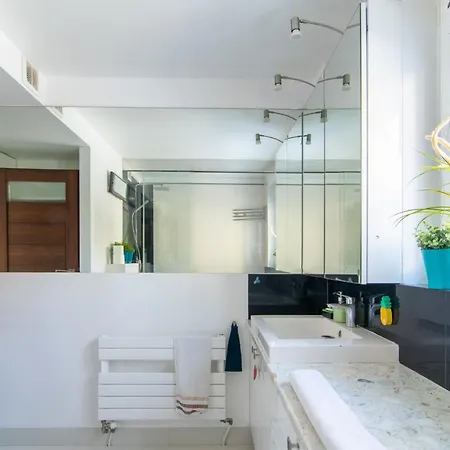 W Sercu Powisla, Balkon, Klimatyzacja, Wifi, Brak Tv * 바르샤바